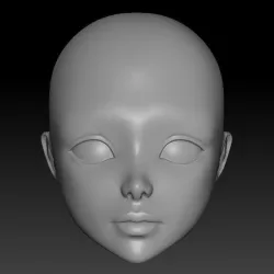 head doll 3D print model