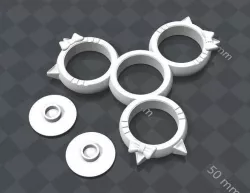 Hello Kitty Fidget Spinner 3D print model