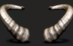 Horns 3D print model