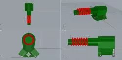 Ikea Faktum Rationell Replacement Connector 3D print model