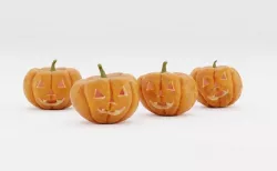 Jack-O-Lantern - Halloween Pumpkins for 3D Print 3D print model