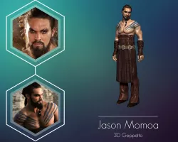Jason Momoa 3D Model ready for 3d print 3D print model