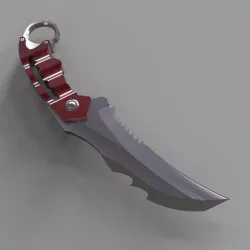 Karambit knife 2 3D print model