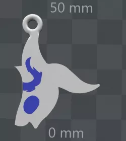 Kindred mask Pendant - pt2 3D print model