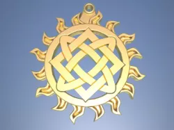 Lada star amulet - zvezda Ladi 3D print model