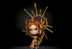 Leona lol chibi 3D print model