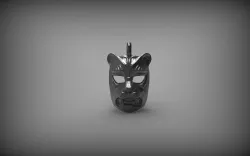 Leopard Kabuki Pendant 3D print model