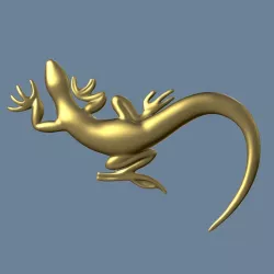 Lizard 3D print model