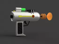 Llaser Gun from Rick and Morty cartoon 3D print model