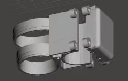 metal detector pinpointer holder 3D print model