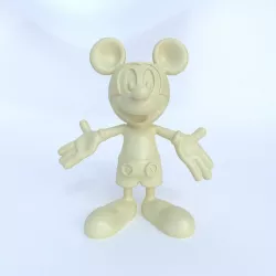 Mickey Mouse printable sculpt 3D print model