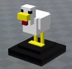 Minecraft Chicken Statue 3D print model