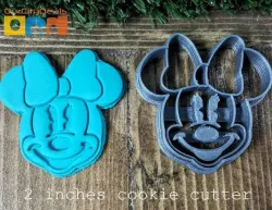 Mini Mouse head cookie cutter 3D print model
