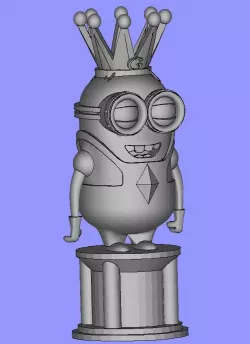 minion chess set 3D print model
