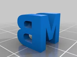 My Customized Two Letter Sculpture M&B