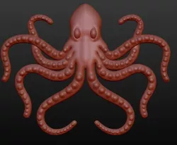Octopus 3D print model