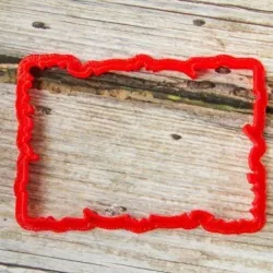 Ornate Frame cookie cutter for professional 3D print model