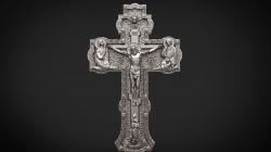 Orthodox Cross (Keychain) by Aleks89, Download free STL model