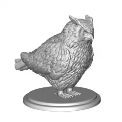 owl sculpture 3D print model