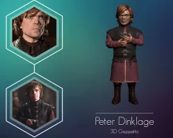 Peter Dinklage 3D Model ready for 3d print 3D print model