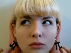 Pi Earrings! Geek Chic Nerdy Jewelry