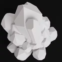 Quartz Crystals 3D print model