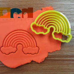 Rainbow cookie cutter stl file 3D print model