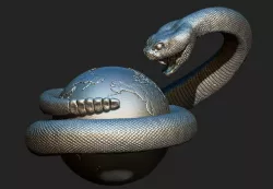 rattlesnake 2 3D print model