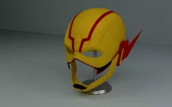 Reverse Flash Mask from Injustice 2 DC Cosplay Flash Helmet 3D print model