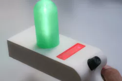 Rick and Morty Portal Gun 3D print model