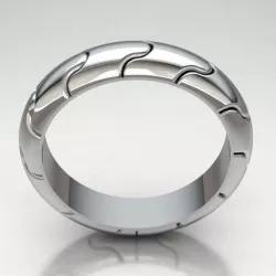 Ring band man REF-111 3D print model