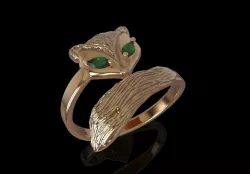 Ring fox 3D print model