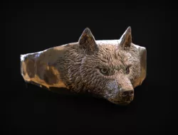 Ring Spirit of Wolf 3D print model