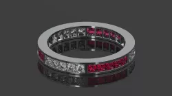 Rings Ruby 3D print model