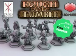 Rough-and-Tumble base set 3D print model