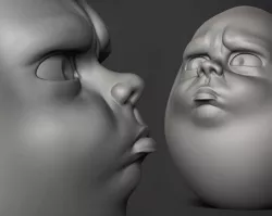 Sad Egg 3D print model