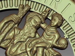 Saint Cristopher stl 3D print model