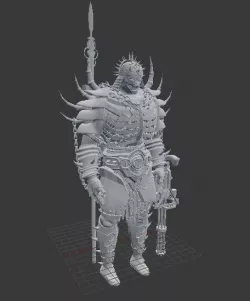 Samurai Warrior 3D print model