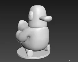 sarah and duck  3D print model
