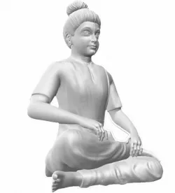 Shiva the yogi 3D File  3D print model