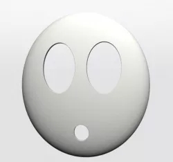 Shy Guy Mask 3D print model