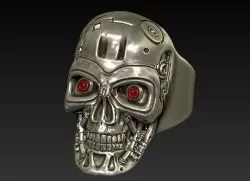 skull terminator 3D 3D print model