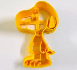 Snoopy Cookie Cutter 3D print model