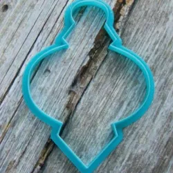 Soviet Christmas toy cookie cutter for professional 3D print model