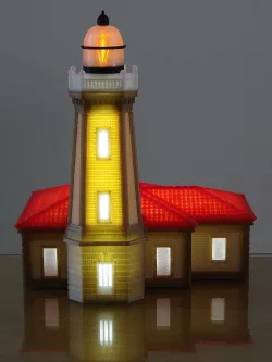Spain Aviles Lighthouse - 3D Printed Table Lamp 3D print model