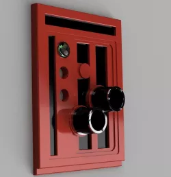 Star Wars Death Star Blast Door Control Pannel 3D print model