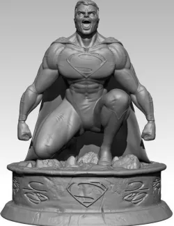 Superman 3D print model