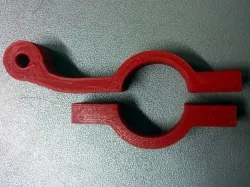 Support bar clamp 90°