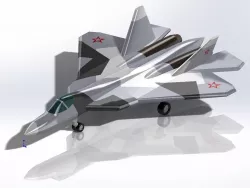 T-50 PAK-FA 3D print model