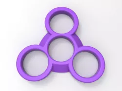 UFO finger spinner v1 3D print model